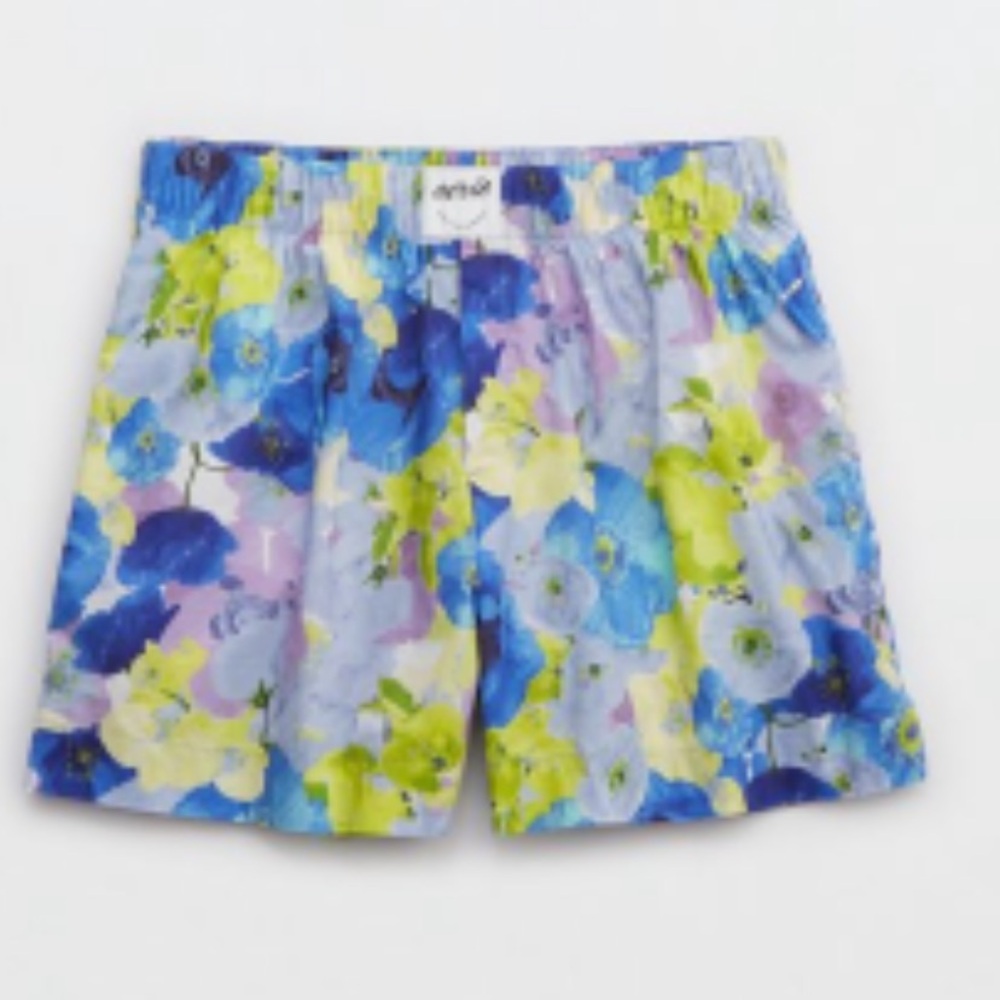 Aerie Poplin High Waisted Boyfriend Boxer